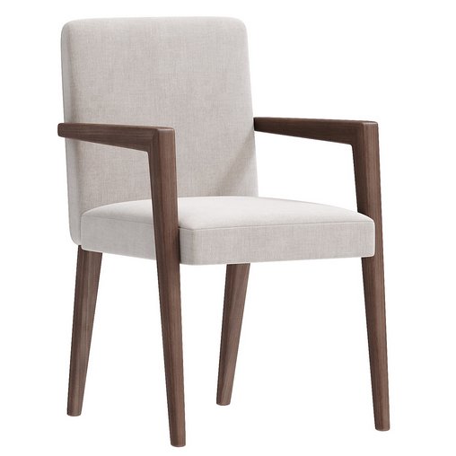 Baxton Studio Andrea Upholstered ArmChair