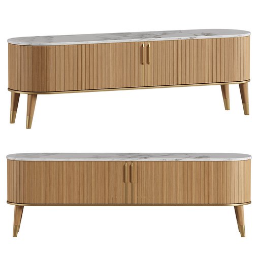 EDEN-ROCK TV cabinet By Roche Bobois