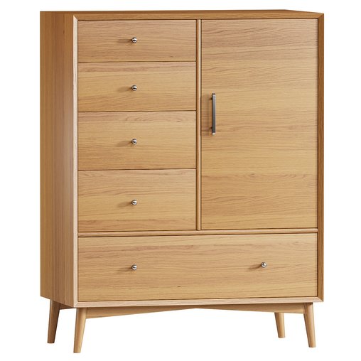 CHIFFOROBE MID-CENTURY IN RETRO STYLE