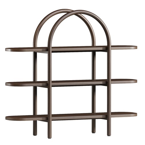 Dolly Natural Wide Bookcase by Crate and Barrel