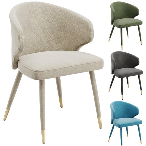 Sumiko Velvet Upholstered Dining Chair