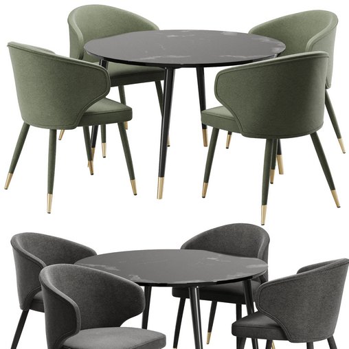 Dinning chair and table74