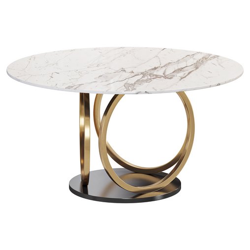 Contemporary Round Dining Table By Homary