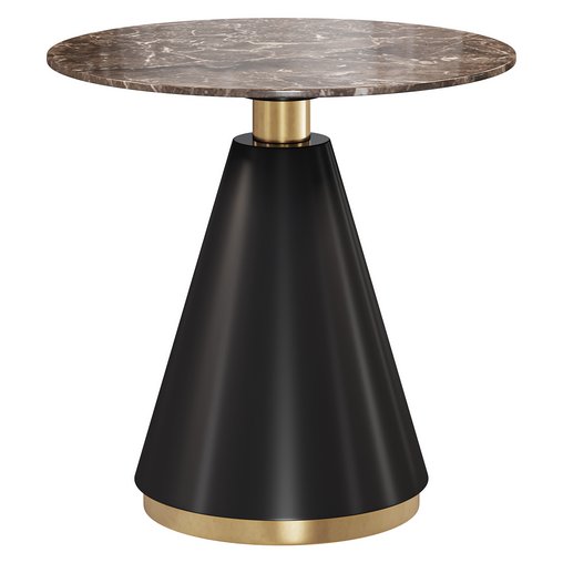 Colmore Esstisch Marmorlook Gold Table