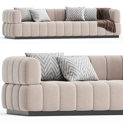 Continental Sofa in Velvet