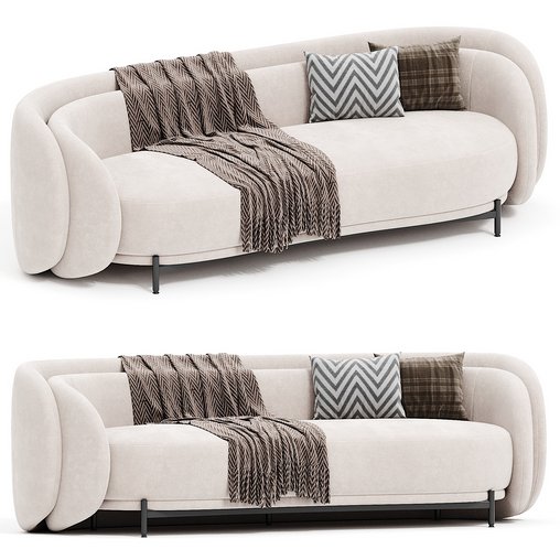 DOUBLE LAYERED BACK SOFA