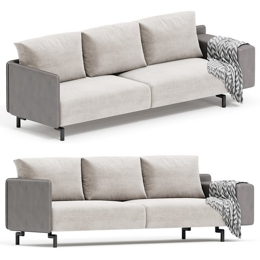 East-West Sofa 3d model Download  Buy 3dbrute