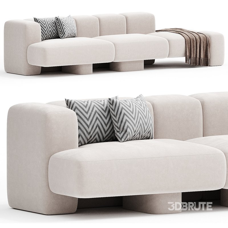 CUSCO 3 seater sofa By Carpanese