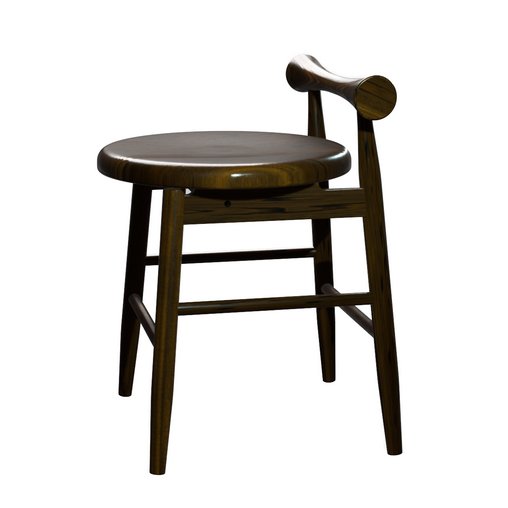 Wooden stool 3D print model