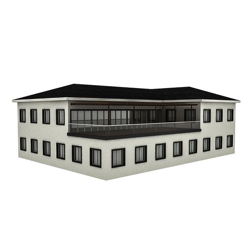 3D Modern Building 2 model