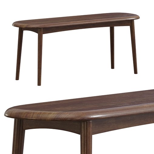 Passendale Solid Wood Bench