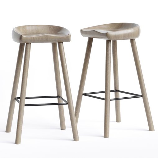 Barrett bar Stool, Natural Matte