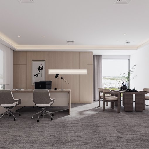 Modern office 3d model Buy Download 3dbrute