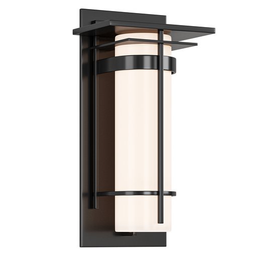 Banded with Top Plate Small Outdoor Sconce