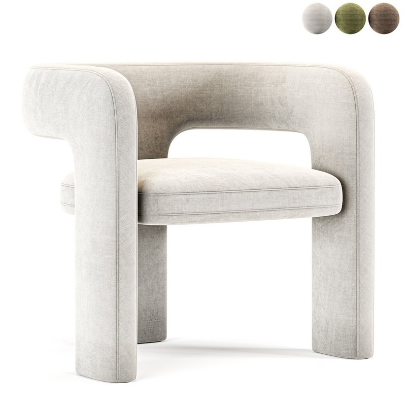 Paloma Boucle Armchair Snow By Castlery