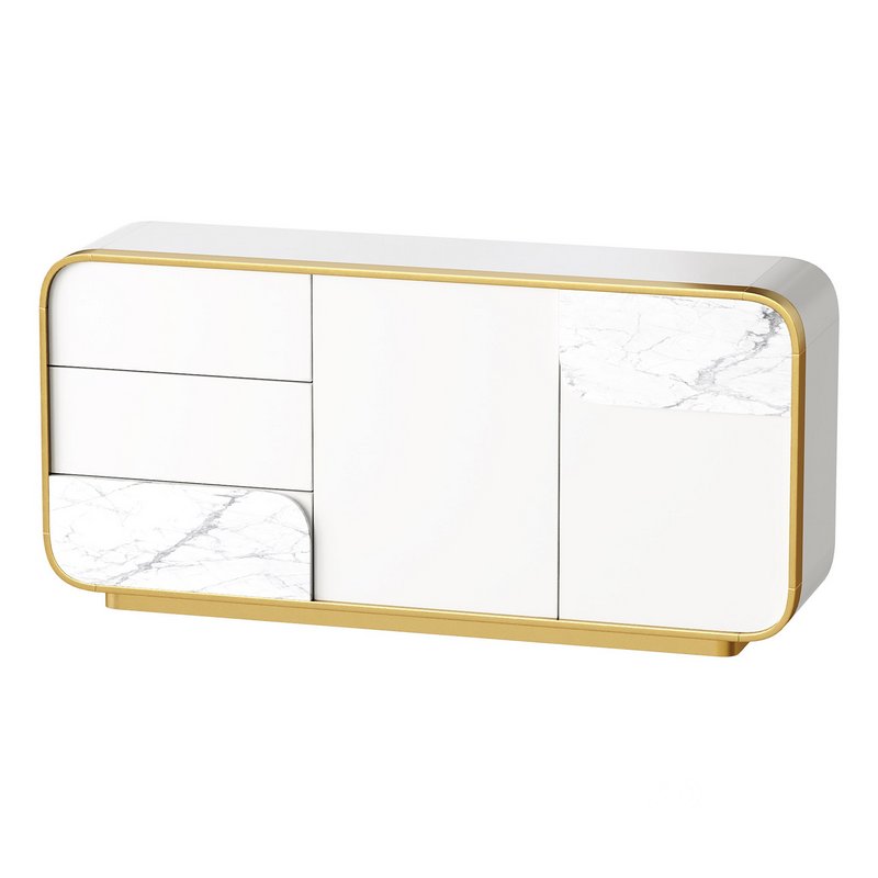 Modern Off White Sideboard