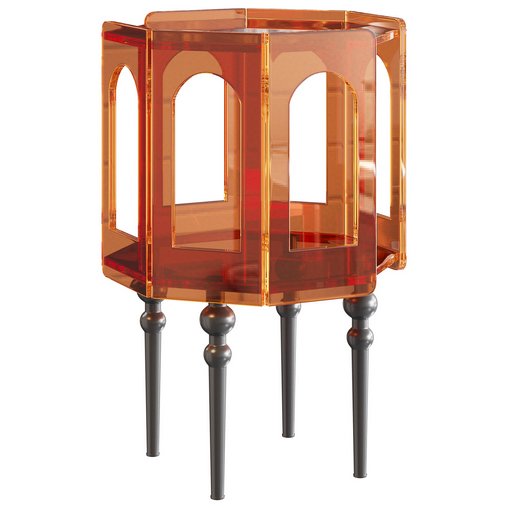 Retro Acrylic Side Table