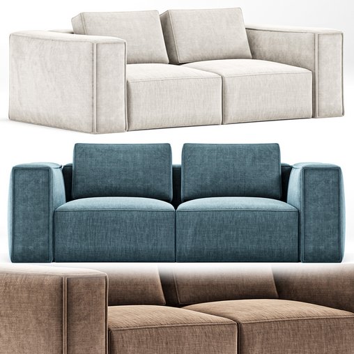 Ebi Sofa By Divan 3d model Download  Buy 3dbrute