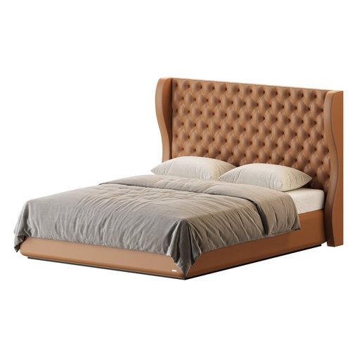 Quilting Upholstered Bed With Storage