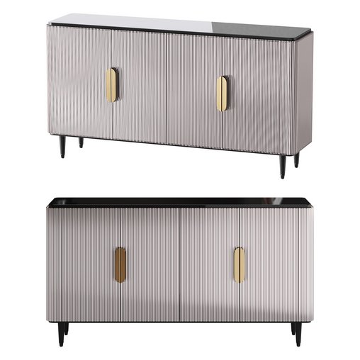 Modern Sideboard Buffet Black Kitchen