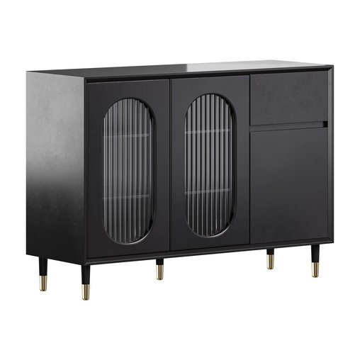 Wood Glam Sideboard Credenza 2