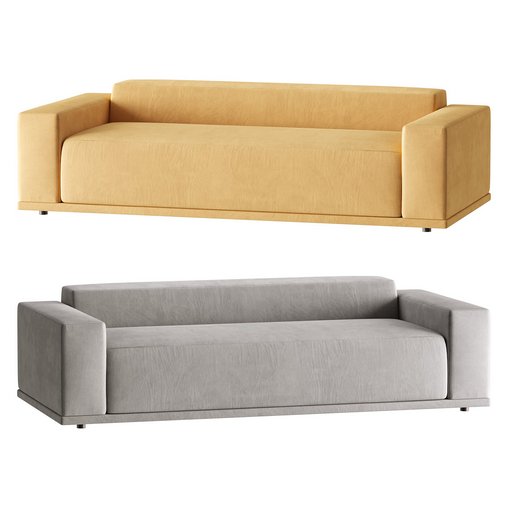 WHEAT PERFORMANCE VELVET SOFA