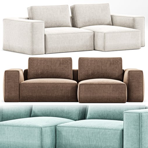 Ebi 1 Sofa By Divan 3d model Download  Buy 3dbrute