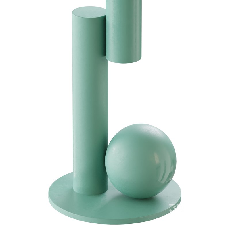 Furinno Just Turn-N-Tube - Mesita de noche de