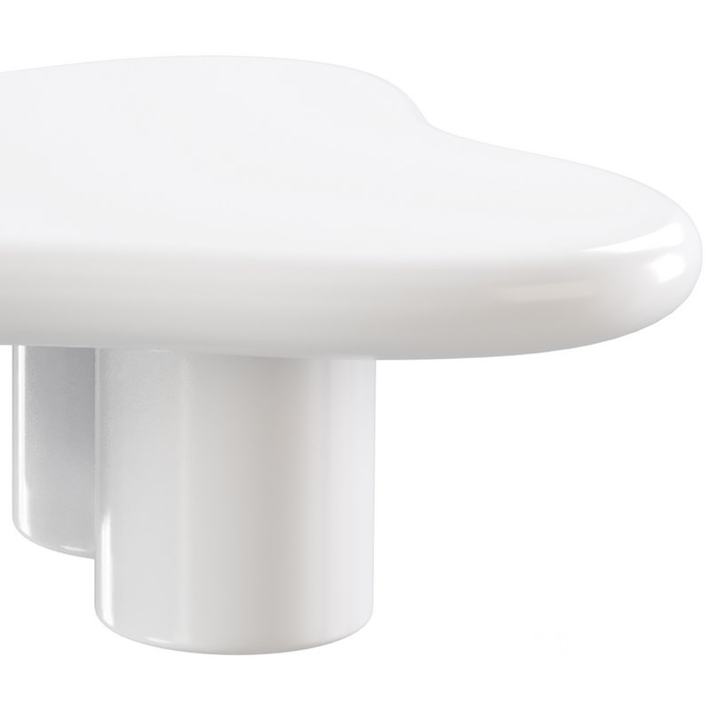 Modern Smooth Wood Abstract Coffee Table 3d model Buy Download 3dbrute