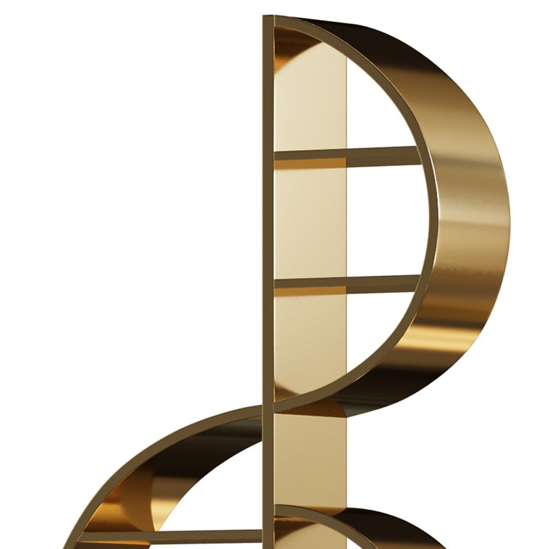 Musical Note Bookshelf 3d model Buy Download 3dbrute