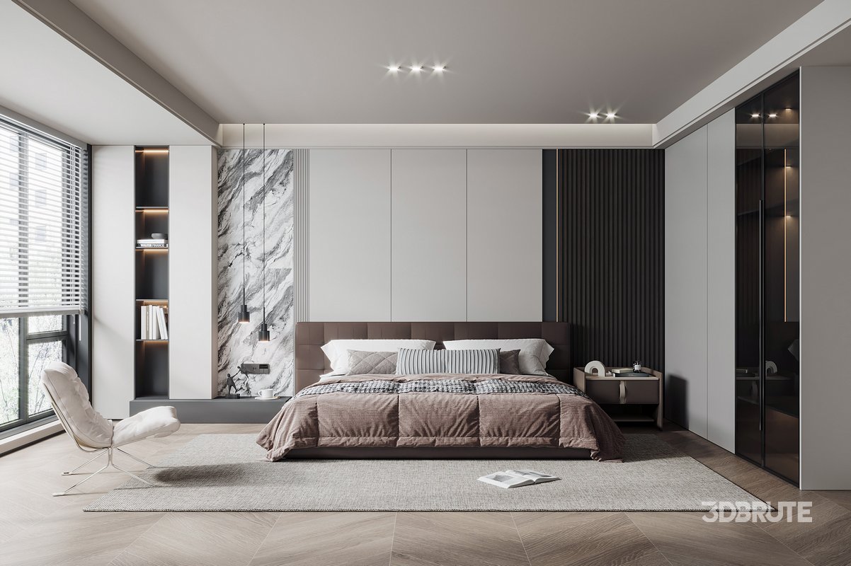 Modern bedroom