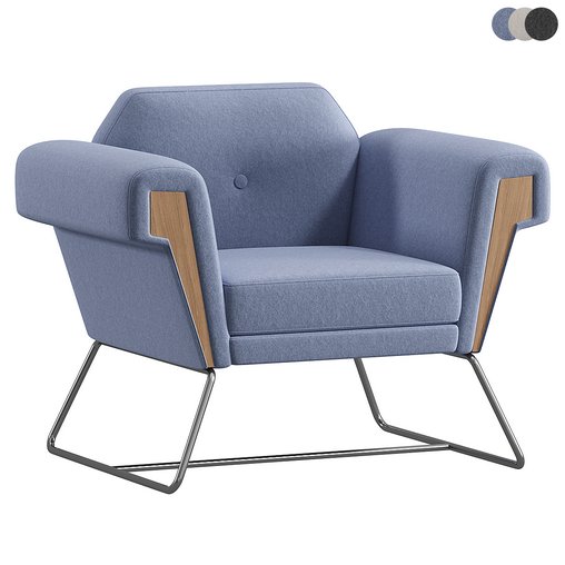 HOVE CLUB Easy chair By Liqui Contracts