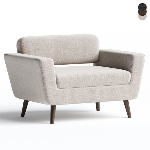 La Cividina Armchair Series 50 W