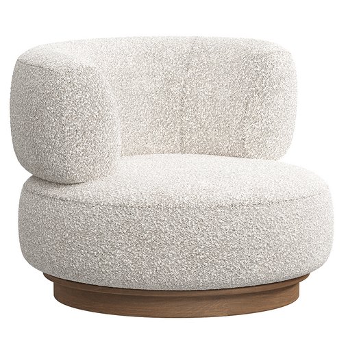 Roma Occasional Chair in Boucle