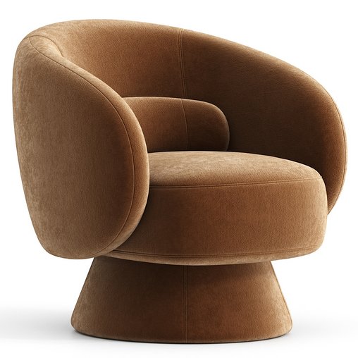 Saboor Modern Style Swivel Accent Chair & Barrel Chair