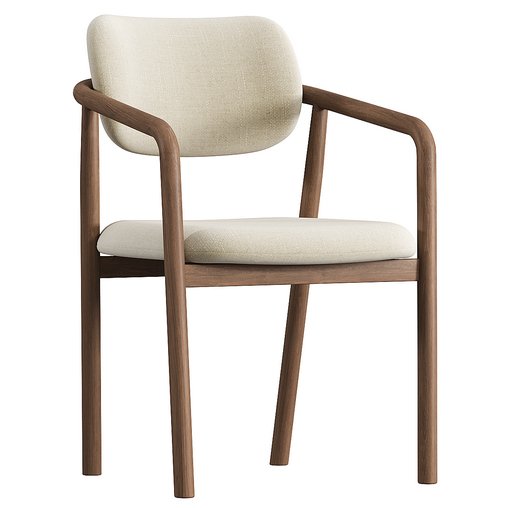 Natural Beige Dining Chair