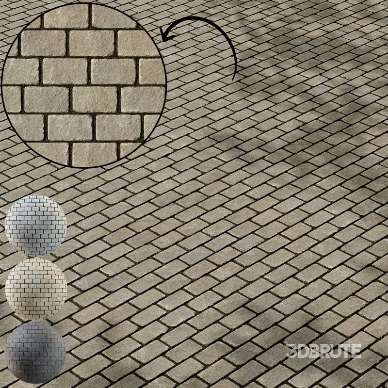 Stone Paving 04 (Seamless)