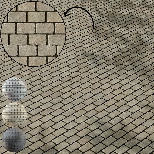 Stone Paving 04 (Seamless)