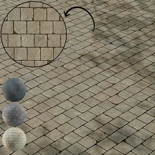 Stone Paving 05 (Seamless)