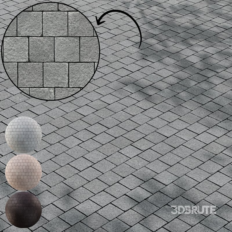 Stone Paving 06 (Seamless)