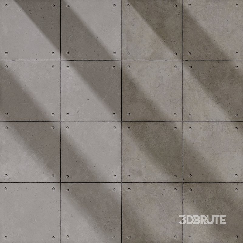 concrete 05 seamless pbr texture 3d model Buy Download 3dbrute
