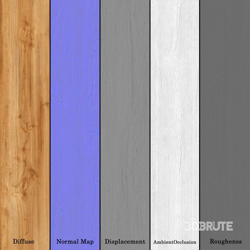 materials wood 01 seamless PBR Texture 3d model Buy Download 3dbrute