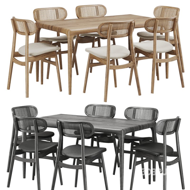 Dinning chair and table105