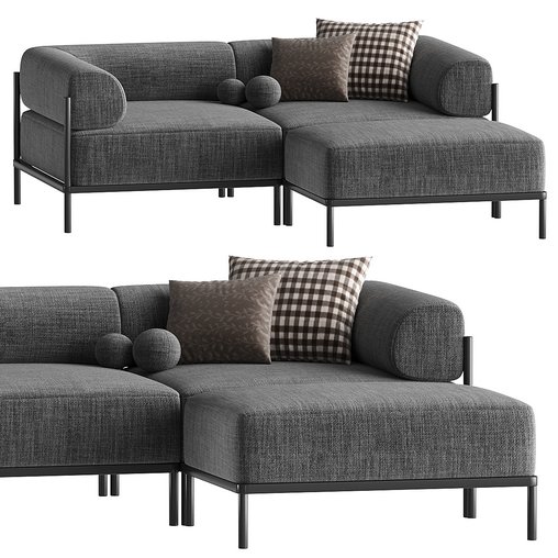 NOAH LIVING Sofa with chaise longue