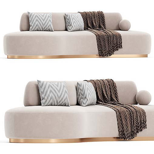 Palma Armless sofa