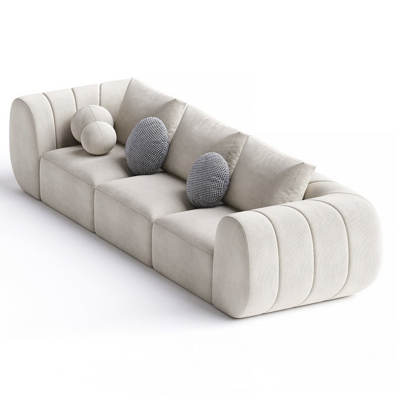 Sofa Hamilton Conte Monterey 3d model Buy Download 3dbrute