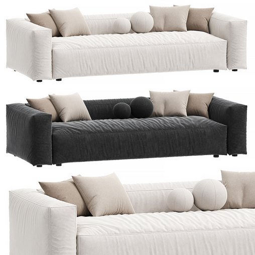 Grand Sofa 3-Seater, Hunter Brown