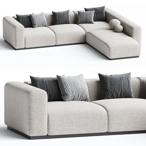 MAHE Sectional sofa By Braid