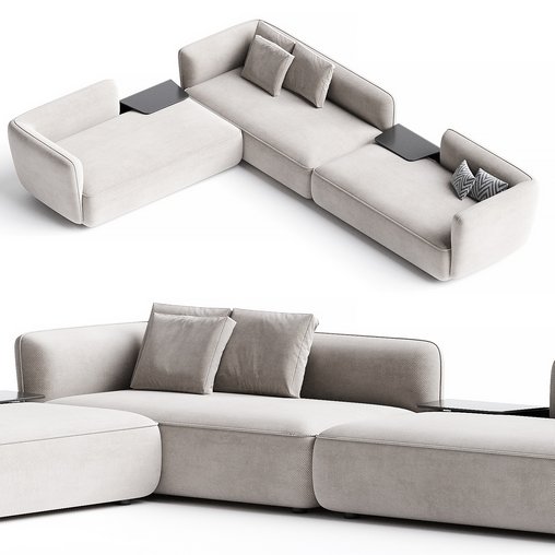 Sofa Cosy 3d model Download  Buy 3dbrute