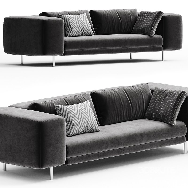 GONG 3 seater sofa By Marzais Cr??ations